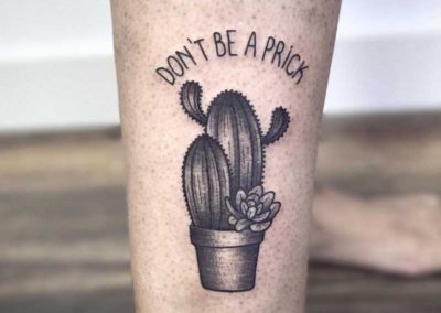 Cactus tattoo | Cornelius Tattoo Madrid
