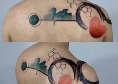 tatuajes abstractos | Cornelius tattoo Madrid