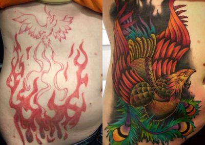 tatuaje fenix | tatuajes cover | tatuajes en madrid