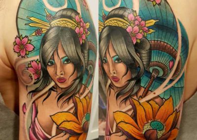 tatuaje geisha | tatuajes en madrid