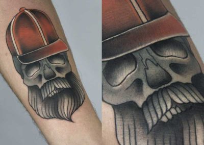 tatuaje skull | Cornelius tattoo Madrid | tatuaje madrid
