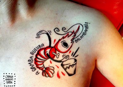 Tatuaje gamba | tatuajes divertidos | cornelius tattoo