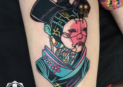 Raro82 | geisha tatuaje | tatuajes originales | madrid tattoo