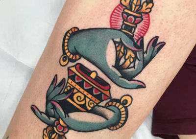 El bueno | tatuaje manos shiva | tatuajes con significado | mejores tatuadores madrid