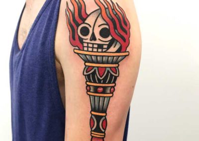 El bueno: tatuajes calaveras | tatuajes old school | tatuaje madrid