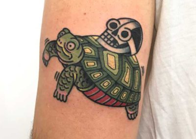 El bueno | tatuaje tortuga | tatuajes animales | tatuajes old school