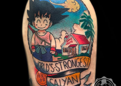 tatuajes dragon ball | tatuajes new school | Goku