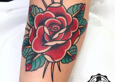 rosas tatuajes | Tatuajes old school