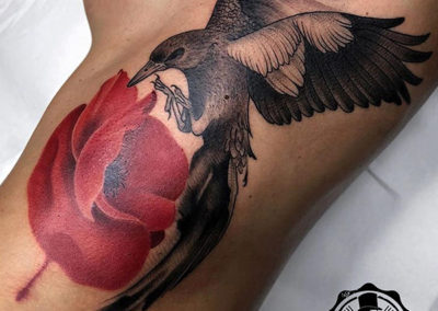 Tatuajes pajaros | tatuajes acuarela | cornelius tattoo