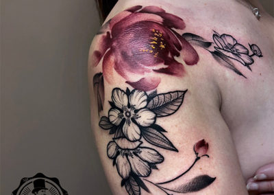 Tatuajes flores | tatuajes brazo hombre | tattoo