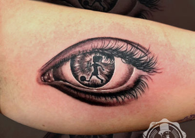 tatuajes realistas | ojo realista | tattoo