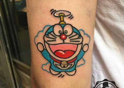 tatuaje doraemon | tatuajes anime | tatuajes divertidos