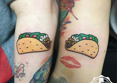 tatuajes divertidos | tatuajes para parejas |cartoon tattoos