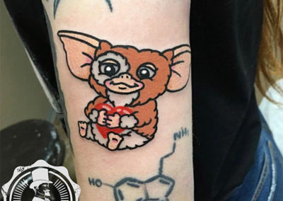 tatuajes divertidos: Gremlin tattoo