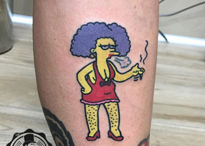 cartoon tattoo | tatuajes los simpsons: hermana marge