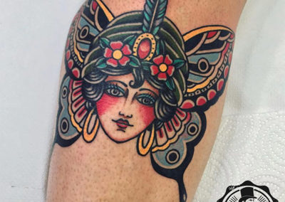 tatuajes old school mujer estudio de tatuajes madrid