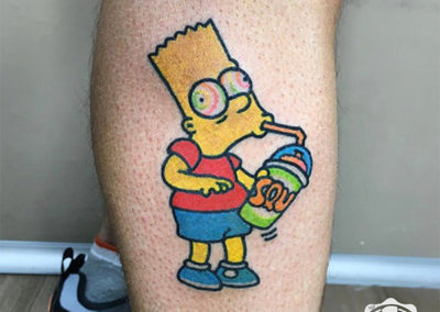 tatuajes pequeños | bart simpson tattoo