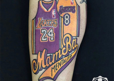 tatuajes en la pierna | tattoo lakers