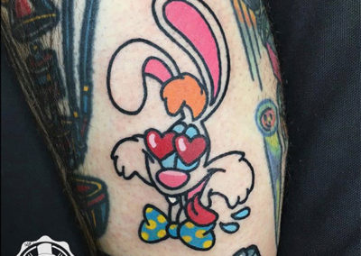 cartoon tattoo | tatuaje conejo