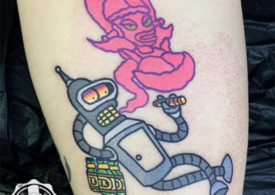 cartoon tattoo | futurama