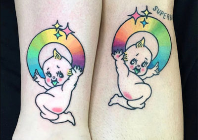 Tatuajes en pareja de bebés