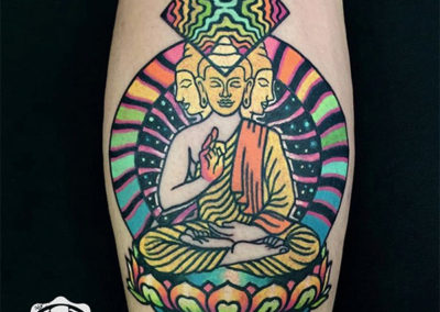 tatuajes a color | meditación