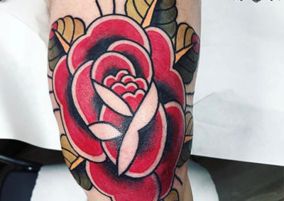 Tatuajes de rosas | tatuajes old school