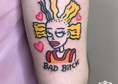 cartoon tattoo | bad bitch