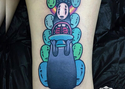 cartoon tattoo studio ghibli