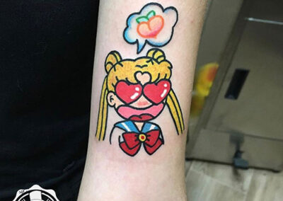 cartoon tattoo sailor moon