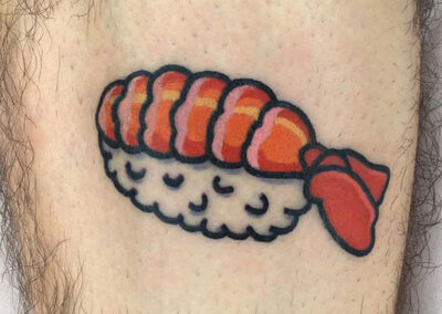 cartoon tattoo nigiri