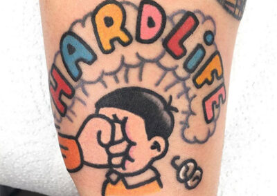 cartoon tattoo de nobita
