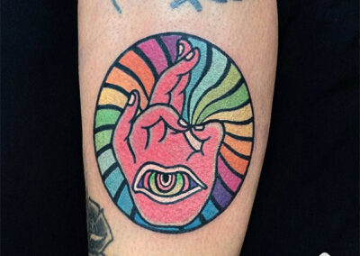 tatuajes a color | tatuajes en la pierna