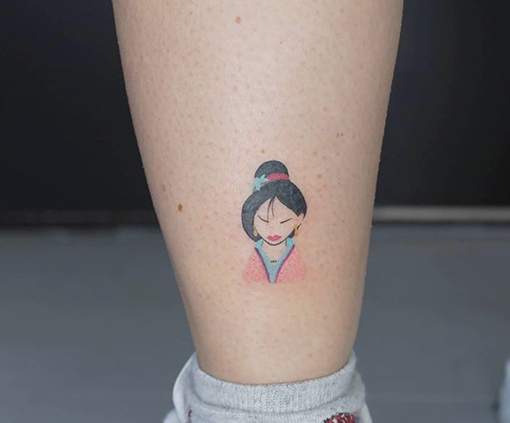 mini tattoo gheisa