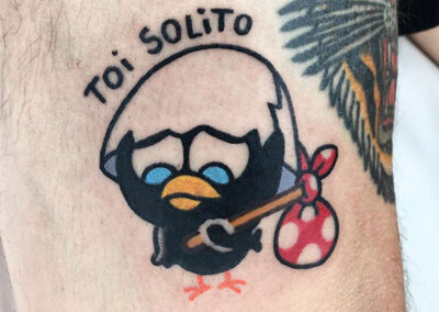 cartoon tattoo calimero