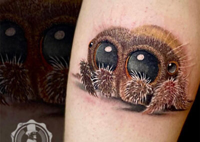 tatuajes realistas lucas the spider