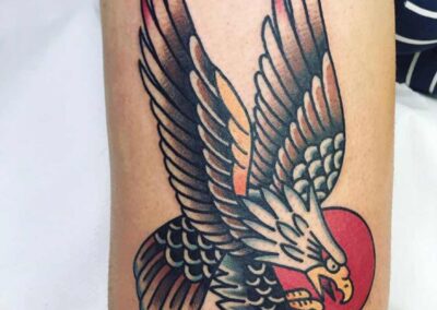 tatuajes old school águila