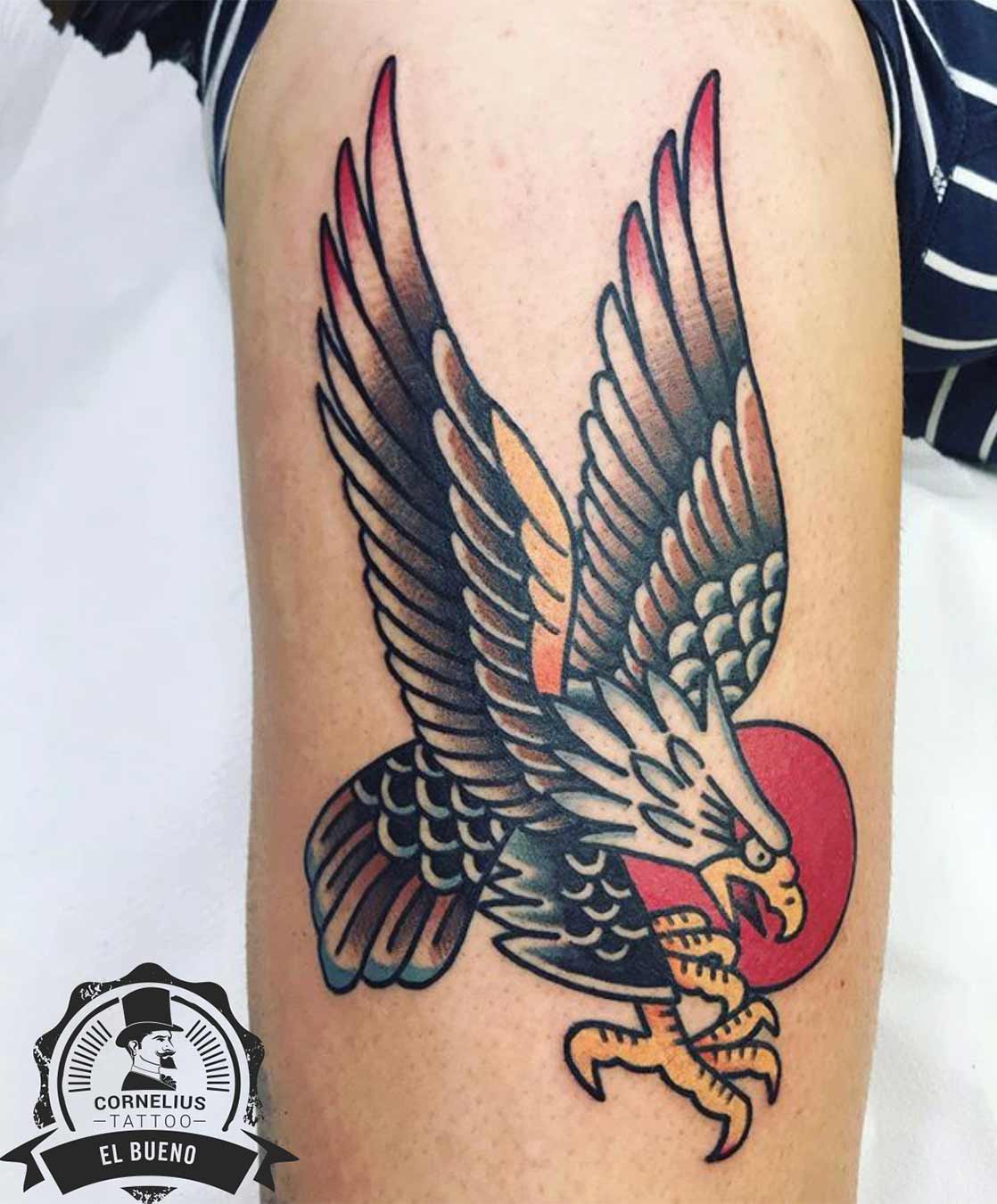 tatuajes old school águila