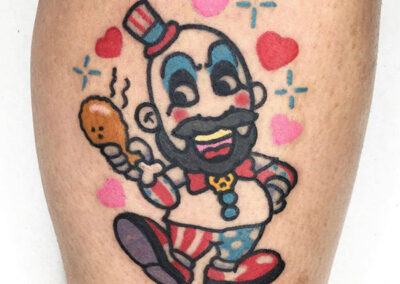 Cartoon tattoo de un payaso | ClaraMcMurphy