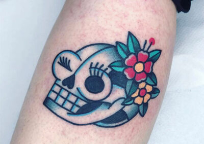 tatuajes old school calavera | elbueno