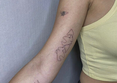 tatuajes pequeños de un avión