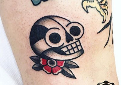 Ideas de tatuajes para parejas calavera