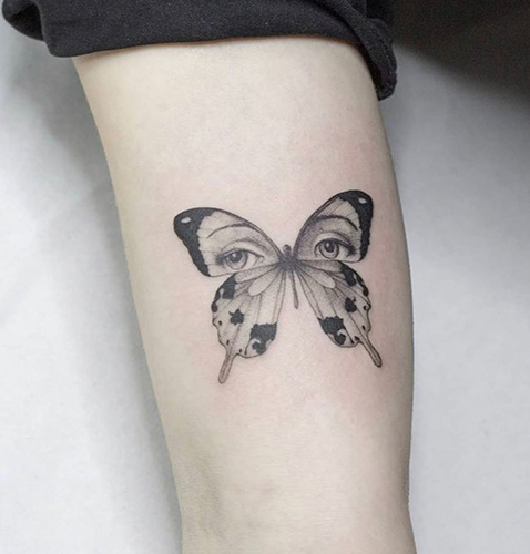 tatuajes para mujer de una mariposa