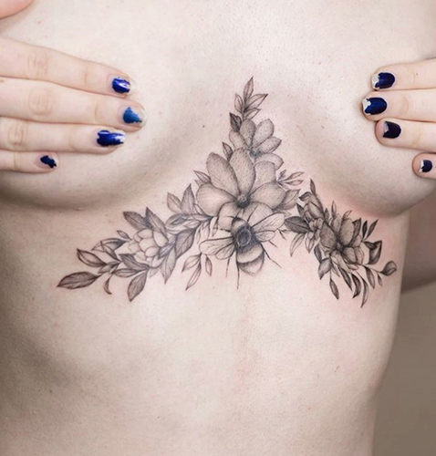 tatuajes para mujer de flores