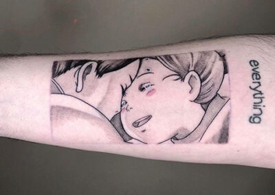 Tattoo anime en Cornelius Tattoo