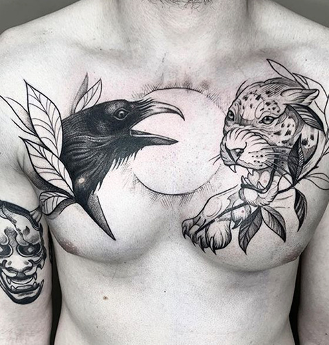 Tatuajes en el pecho | Cornelius tattoo