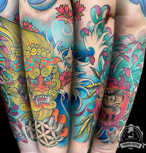 Tatuaje japonés en Cornelius Tattoo