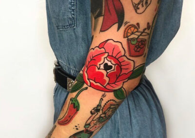 Tatuajes a color de Carmela Maracas