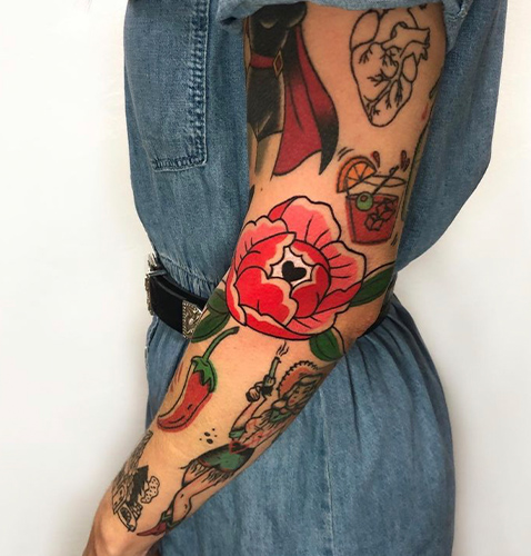 Tatuajes a color de Carmela Maracas