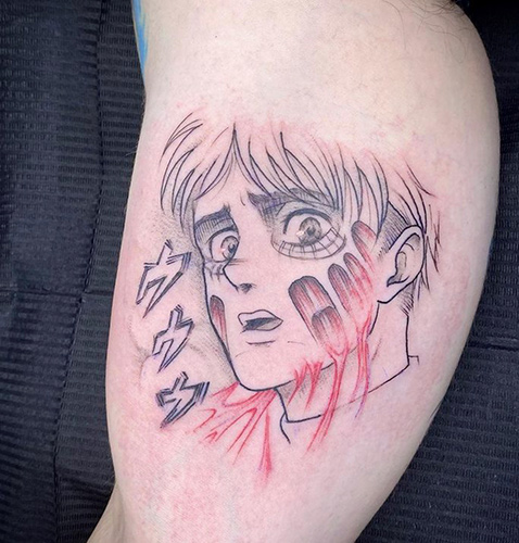 Tatuajes anime en Cornelius Tattoo